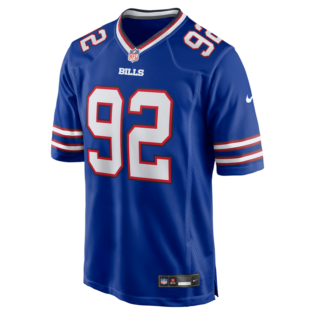 Buffalo Bills Zane Durant Nike Royal Team Game Jersey product image 4, provided for visual reference and product detail