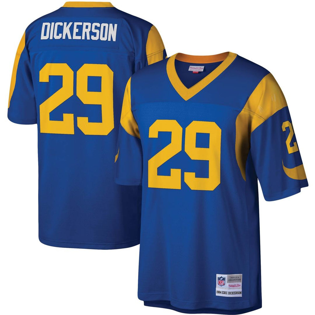 Los Angeles Rams Eric Dickerson Mitchell & Ness Royal Legacy Replica Jersey product image 1, provided for visual reference