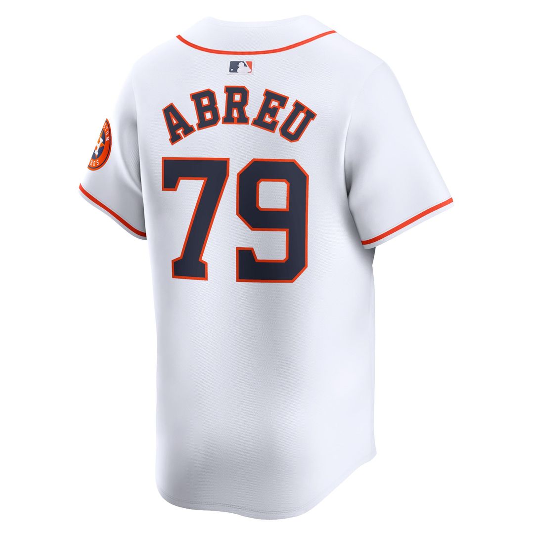Houston Astros Jose Abreu Nike White Home Limited Player Jersey product image 3, provided for visual reference and product