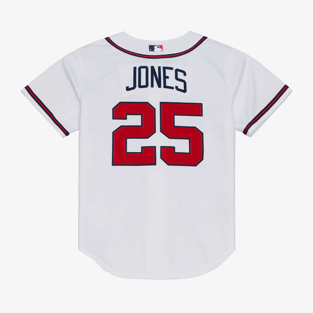 Atlanta Braves Andruw Jones Mitchell & Ness White 2005 Authentic Jersey product image 2, provided for visual reference and