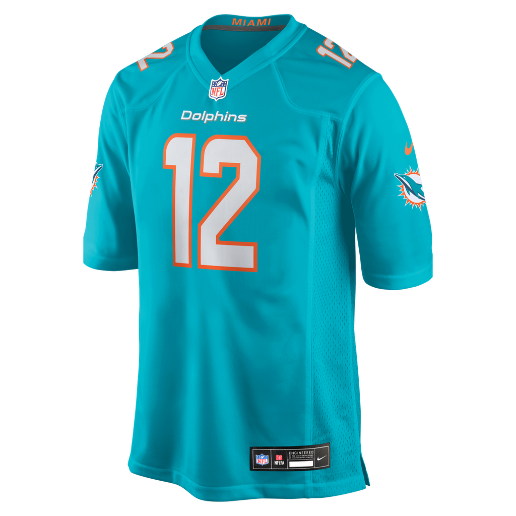 Miami Dolphins Bob Griese Nike Aqua Game Retired Player Jersey product image 2, provided for visual reference and product