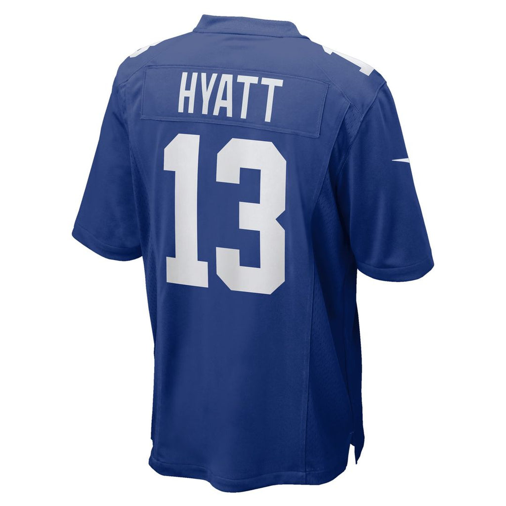 New York Giants Jalin Hyatt Nike Royal Team Game Jersey product image 3, provided for visual reference and product detail