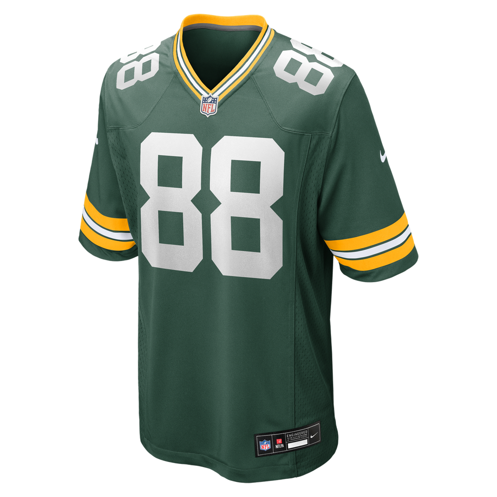 Green Bay Packers Luke Musgrave Nike Green Game Jersey product image 2, provided for visual reference and product detail