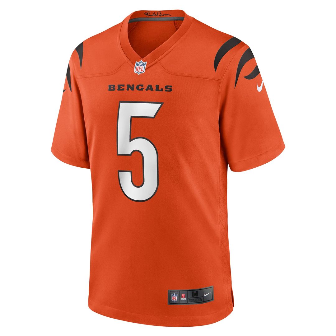 Cincinnati Bengals T-Shirt Higgins Nike Black Game Player Jersey product image 21, provided for visual reference and product