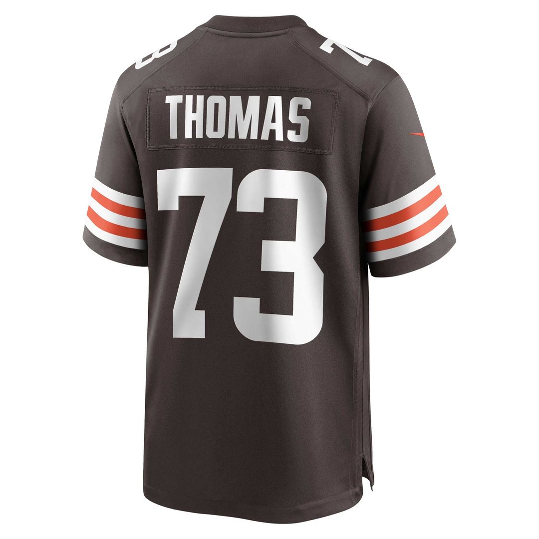 Cleveland Browns Joe Thomas Nike Brown Retired Player Game Jersey product image 4, provided for visual reference and product