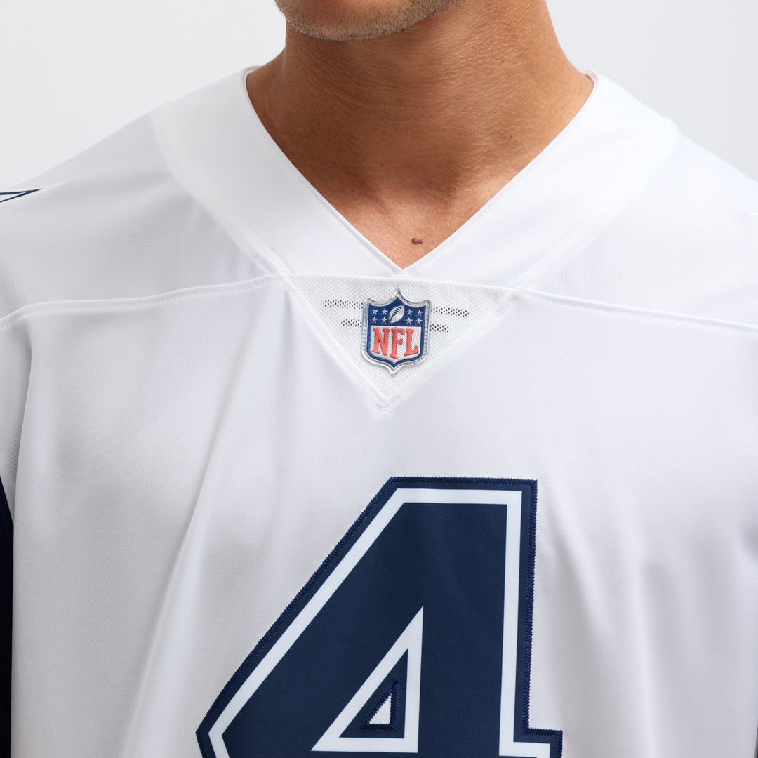 Dallas Cowboys Dak Prescott Nike Navy Vapor Limited Player Jersey product image 13, provided for visual reference and