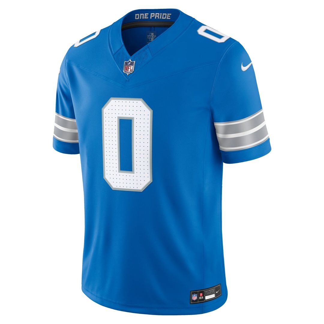 Detroit Lions Jahmyr Gibbs Nike Blue Team Vapor F.U.S.E. Stitched Limited Jersey product image 5, provided for visual