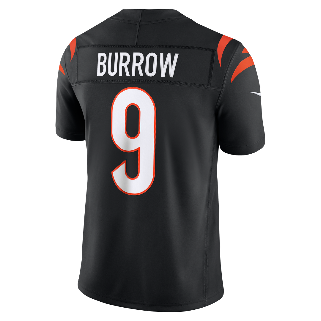 Cincinnati Bengals Joe Burrow Nike Black Team Vapor F.U.S.E. Stitched Limited Jersey product image 20, provided for visual