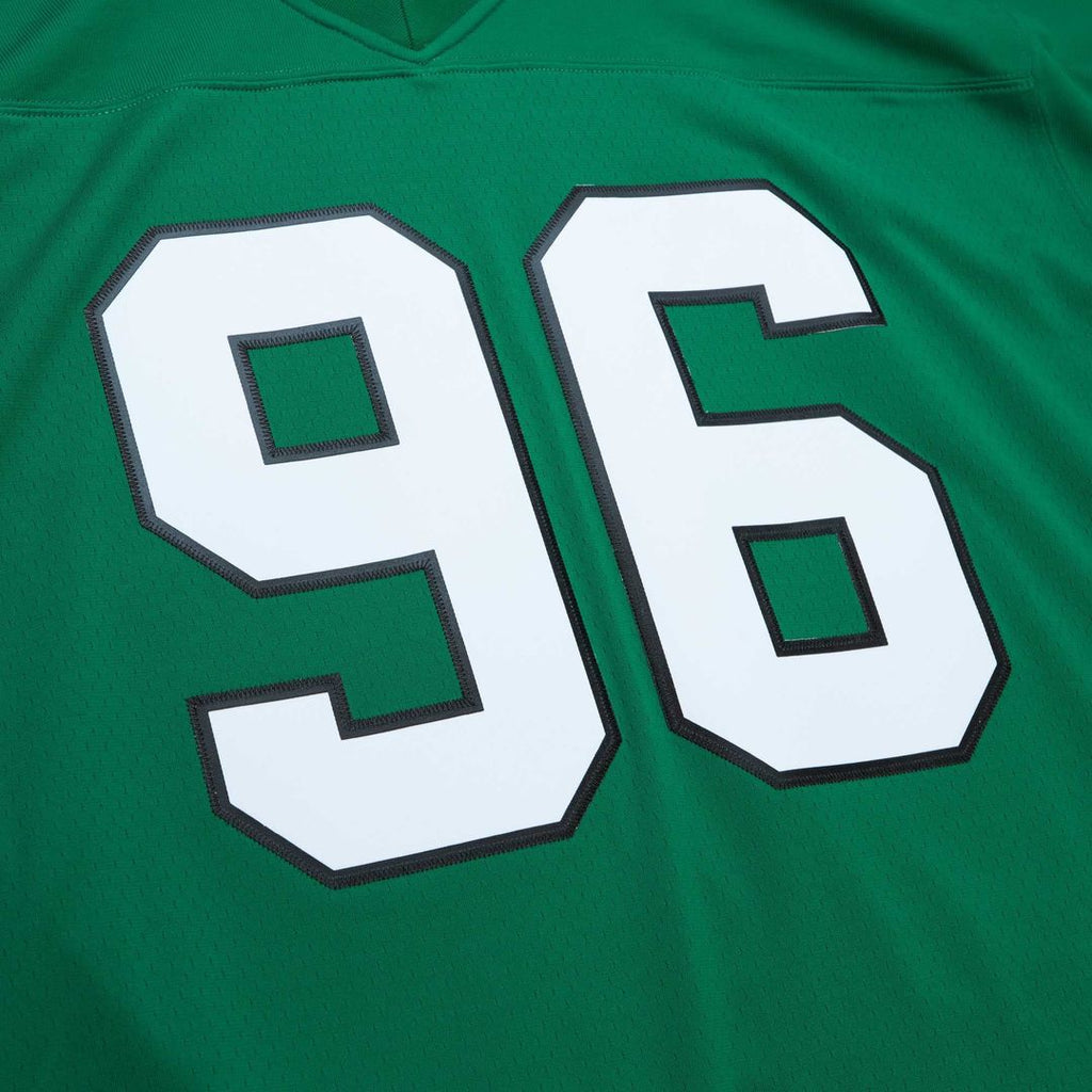 Philadelphia Eagles Clyde Simmons Mitchell & Ness Kelly Green Legacy Replica Jersey product image 4, provided for visual