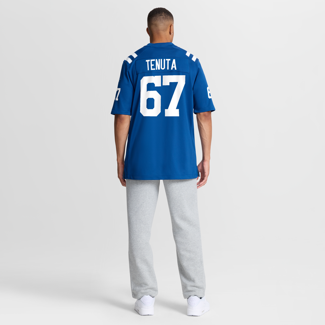 Indianapolis Colts Luke Tenuta Nike Royal Team Game Jersey product image 10, provided for visual reference and product