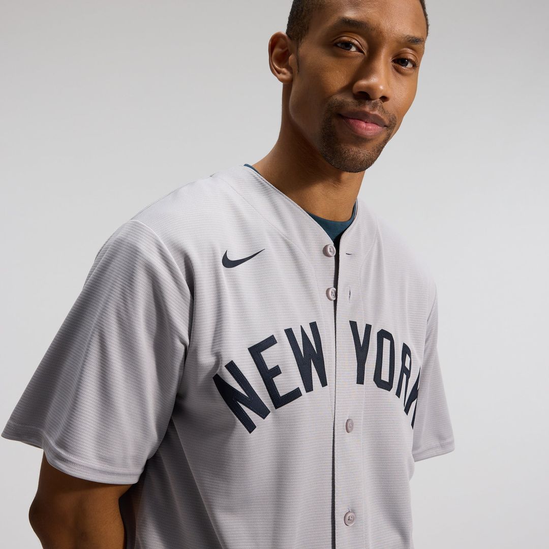 New York Yankees Gerrit Cole Nike Gray Road Replica Jersey product image 10, provided for visual reference and product