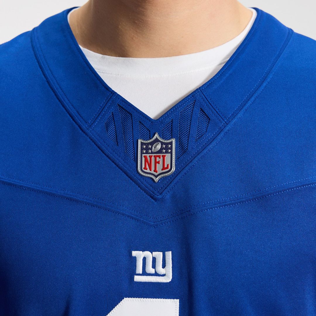 New York Giants Malik Nabers Nike Royal Team Vapor F.U.S.E. Stitched Limited Jersey product image 9, provided for visual