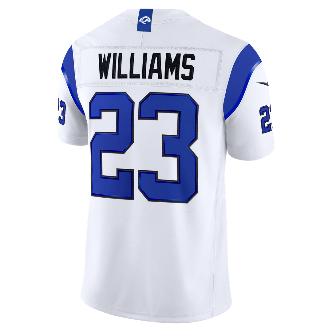Los Angeles Rams Kyren Williams Nike Fearsome White Vapor F.U.S.E. Stitched Limited Jersey product image 3, provided for