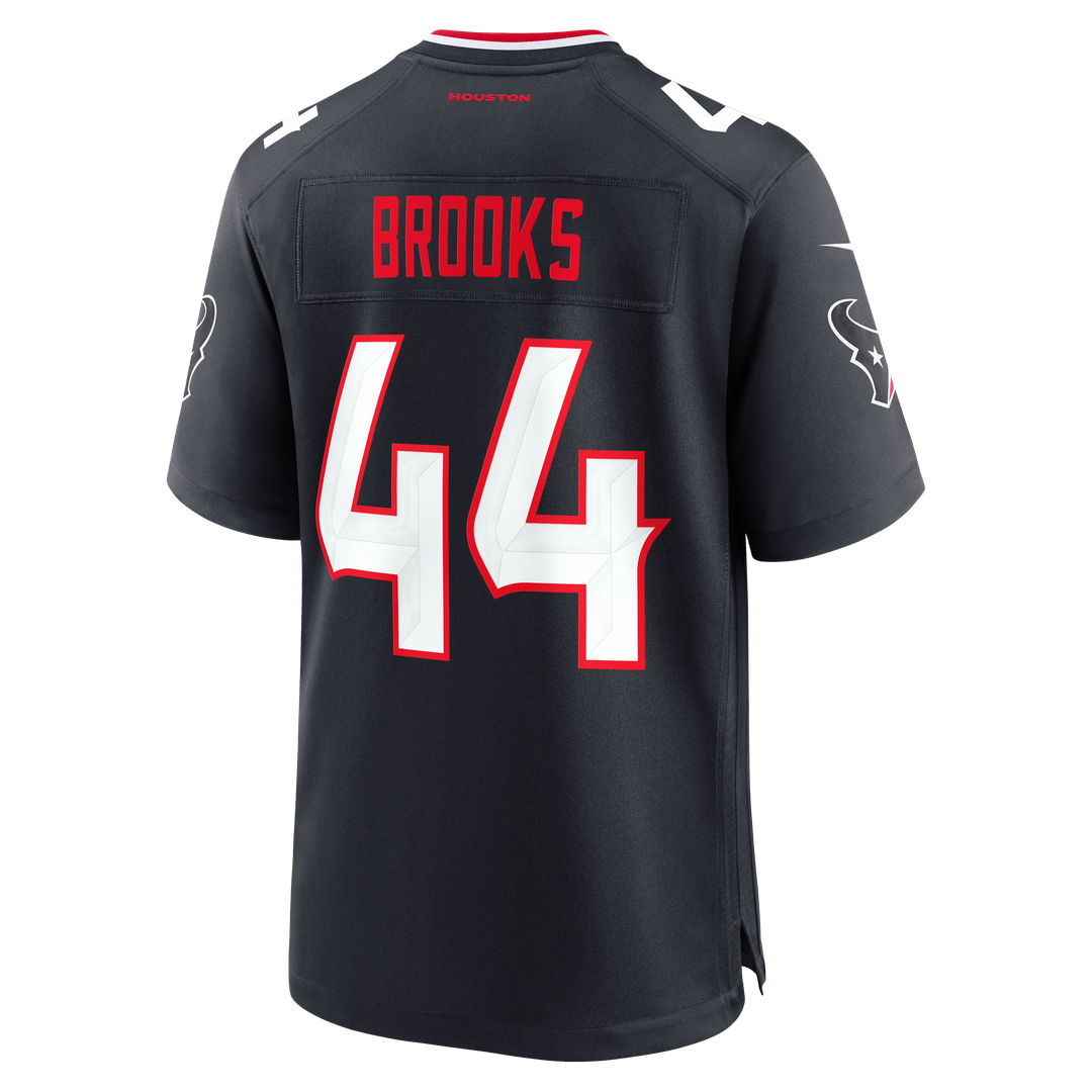 Houston Texans British Brooks Nike Navy Team Game Jersey product image 3, provided for visual reference and product detail