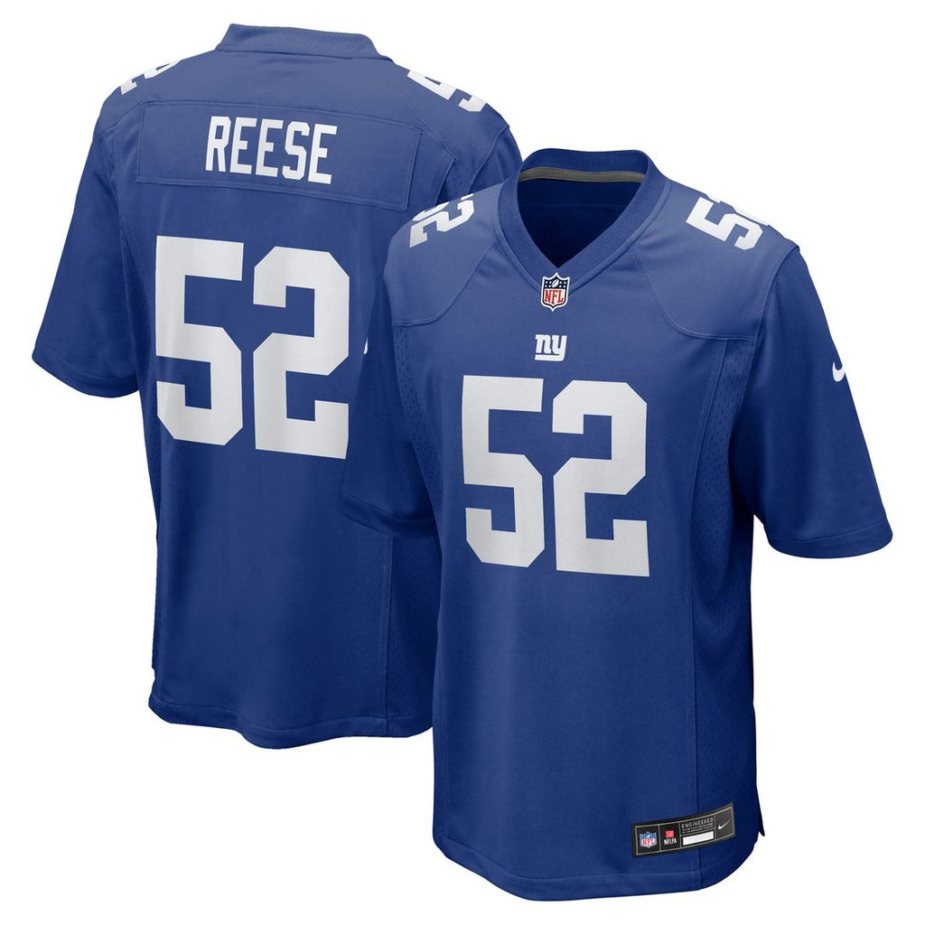 New York Giants Arvell Reese Nike Royal Team Game Jersey product image 1, provided for visual reference and product detail