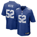 New York Giants Arvell Reese Nike Royal Team Game Jersey product image 1, provided for visual reference and product detail