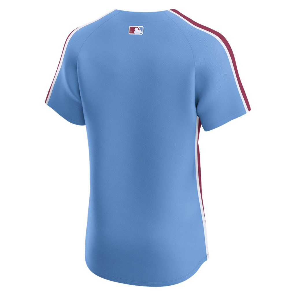 Philadelphia Phillies Nike Light Blue Alternate Elite Jersey product image 12, provided for visual reference and product