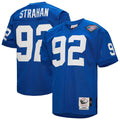New York Giants 1994 Michael Strahan Mitchell & Ness Royal Authentic Throwback Retired Player Jersey product image 1,