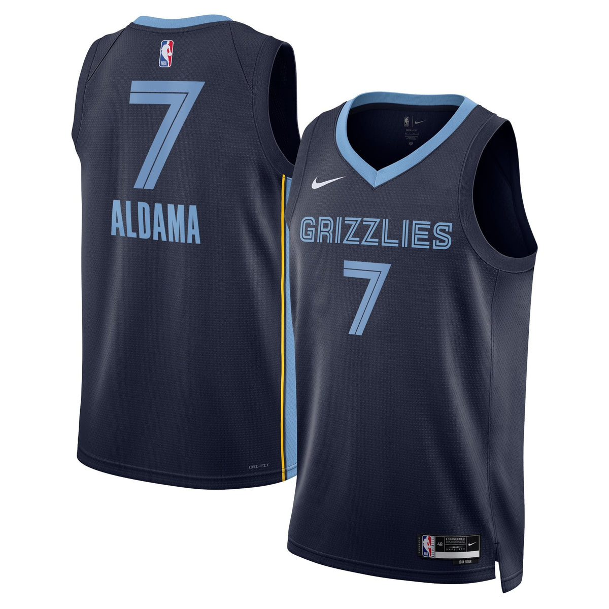 Memphis Grizzlies Nike Icon Edition Swingman Jersey - Navy product image 1