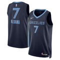 Memphis Grizzlies Nike Icon Edition Swingman Jersey - Navy - Santi Aldama - Unisex product image 1, provided for visual