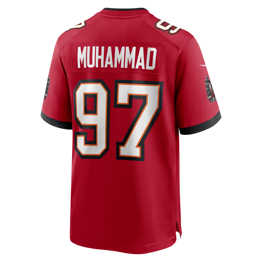 Tampa Bay Buccaneers Al-Quadin Muhammad Nike Red Team Game Jersey product image 5, provided for visual reference and product