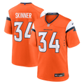 Denver Broncos JL Skinner Nike Orange Team Game Jersey product image 1, provided for visual reference and product detail