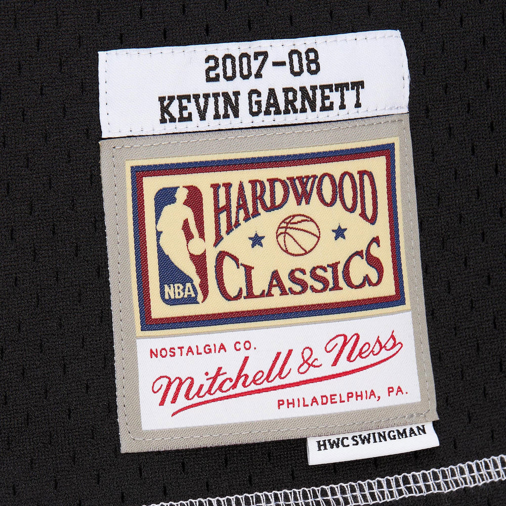 Boston Celtics Mitchell & Ness Kevin Garnett 2007 Contrast 2K Swingman Jersey - Black product image 7, provided for visual