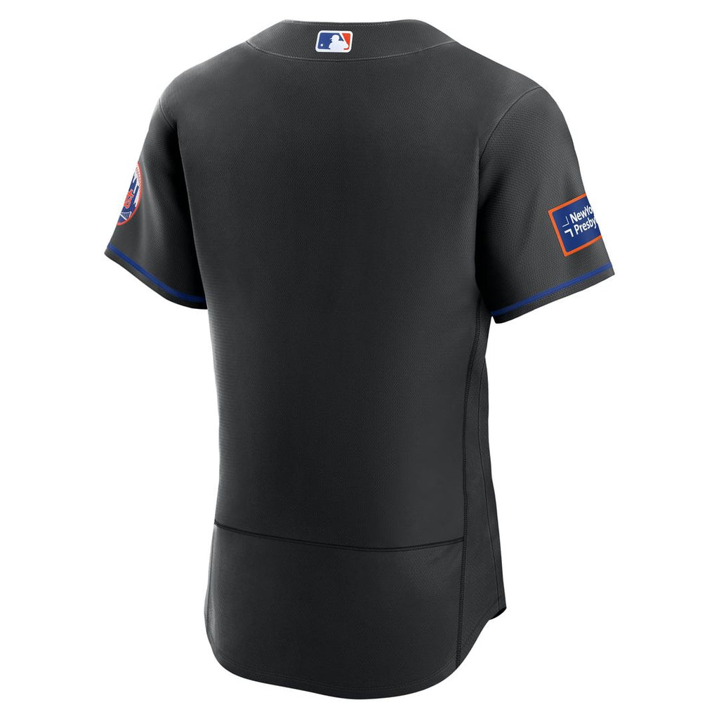 New York Mets Nike White Home Sponsor Patch Authentic Jersey product image 9, provided for visual reference and product
