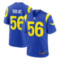 Los Angeles Rams Shaun Dolac Nike Royal Team Game Jersey product image 1, provided for visual reference and product detail