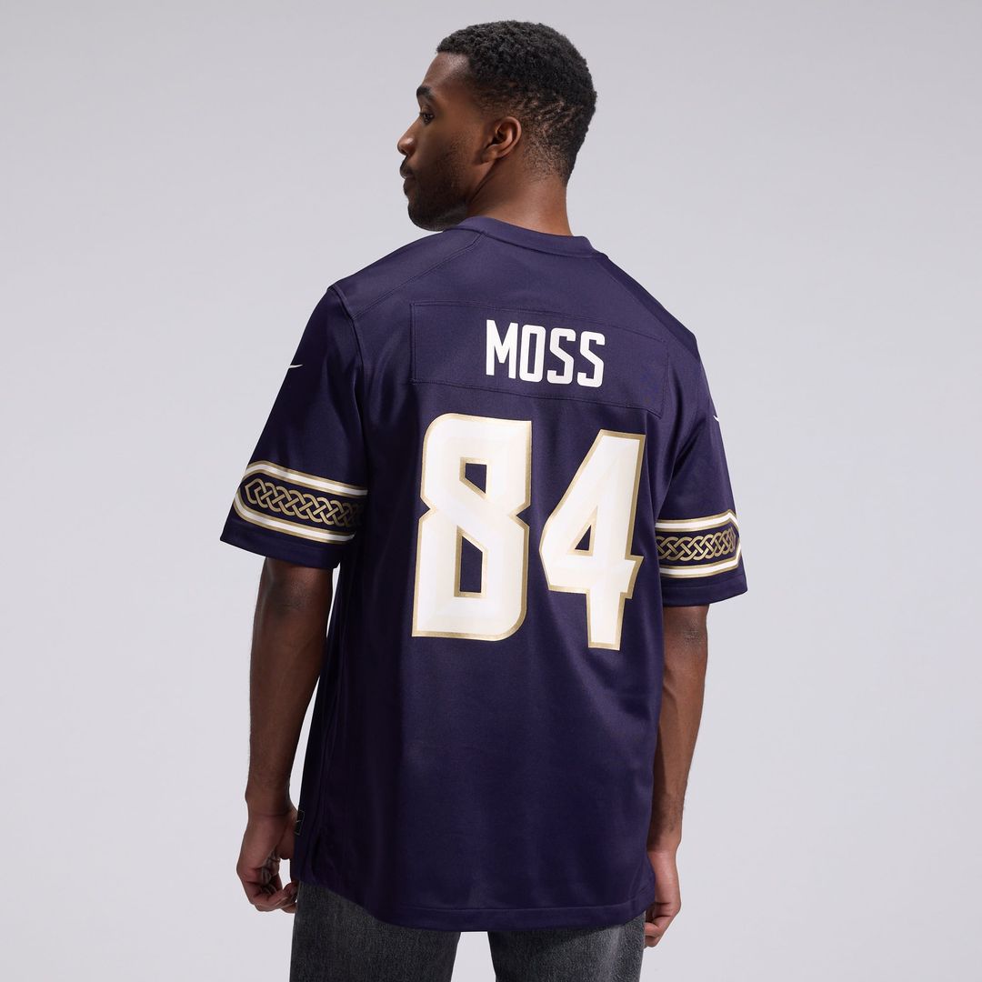 Minnesota Vikings Randy Moss Nike Purple 2026 Rivalries Collection Game Jersey product image 3, provided for visual