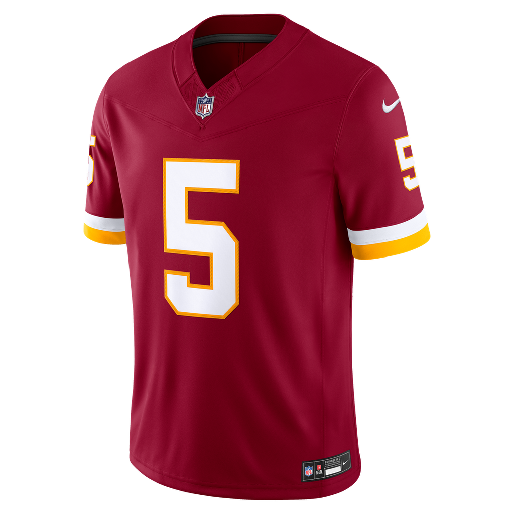 Washington Commanders Jayden Daniels Nike White Vapor F.U.S.E. Stitched Limited Jersey product image 28, provided for visual
