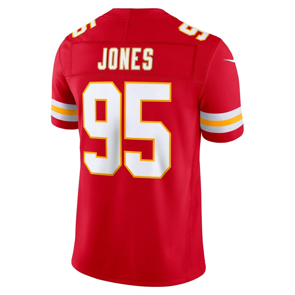 Kansas City Chiefs Chris Jones Nike Red Team Vapor F.U.S.E. Stitched Limited Jersey product image 3, provided for visual