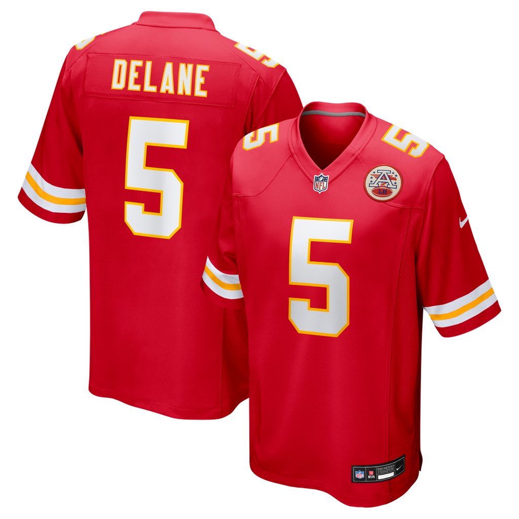 Kansas City Chiefs Mansoor Delane Nike White Game Jersey product image 7, provided for visual reference and product detail