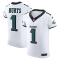 Philadelphia Eagles Jalen Hurts Nike White Vapor F.U.S.E. Elite Jersey product image 1, provided for visual reference and