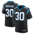 Carolina Panthers Chuba Hubbard Nike Black Team Game Jersey product image 1, provided for visual reference and product