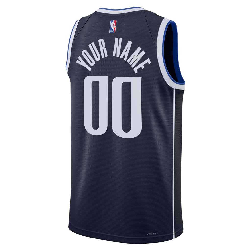 Dallas Mavericks Jordan Statement Swingman Jersey - Custom - Unisex product image 3, provided for visual reference and