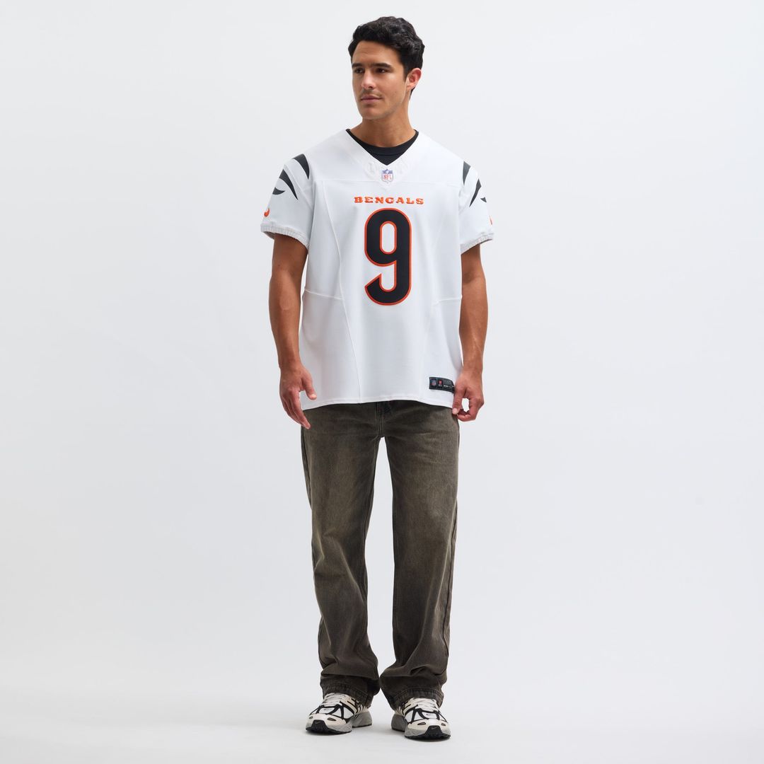 Cincinnati Bengals Joe Burrow Nike White Vapor F.U.S.E. Elite Jersey product image 6, provided for visual reference and