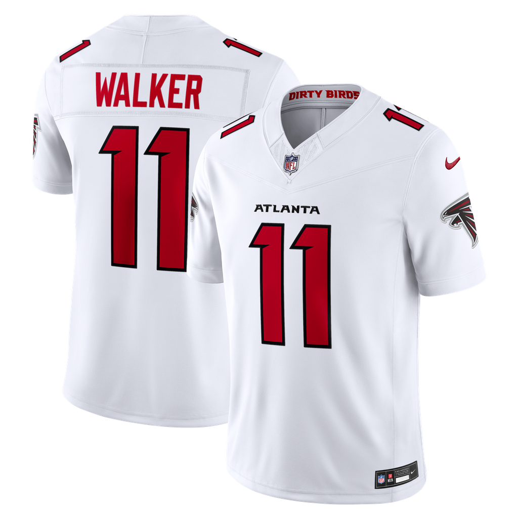 Atlanta Falcons Jalon Walker Nike White Vapor F.U.S.E. Stitched Limited Jersey product image 9, provided for visual