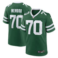 New York Jets Armand Membou Nike Green Team Game Jersey product image 1, provided for visual reference and product detail