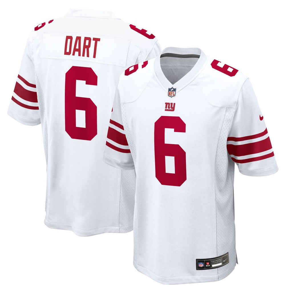 New York Giants Jaxson Dart Nike Red Alternate Century Red Game Jersey product image 26, provided for visual reference and