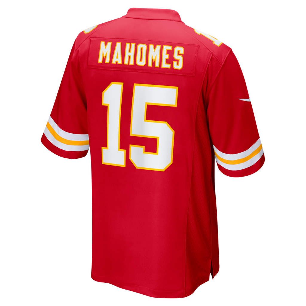Kansas City Chiefs Patrick Mahomes Nike Red Game Jersey product image 7, provided for visual reference and product detail