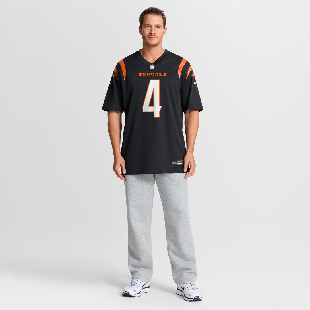 Cincinnati Bengals Sean Clifford Nike Black Team Game Jersey product image 7, provided for visual reference and product