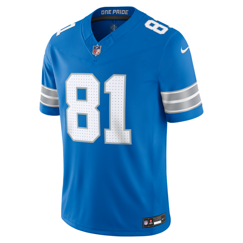 Detroit Lions Calvin Johnson Nike Black Alternate Vapor F.U.S.E. Stitched Retired Limited Jersey product image 8, provided