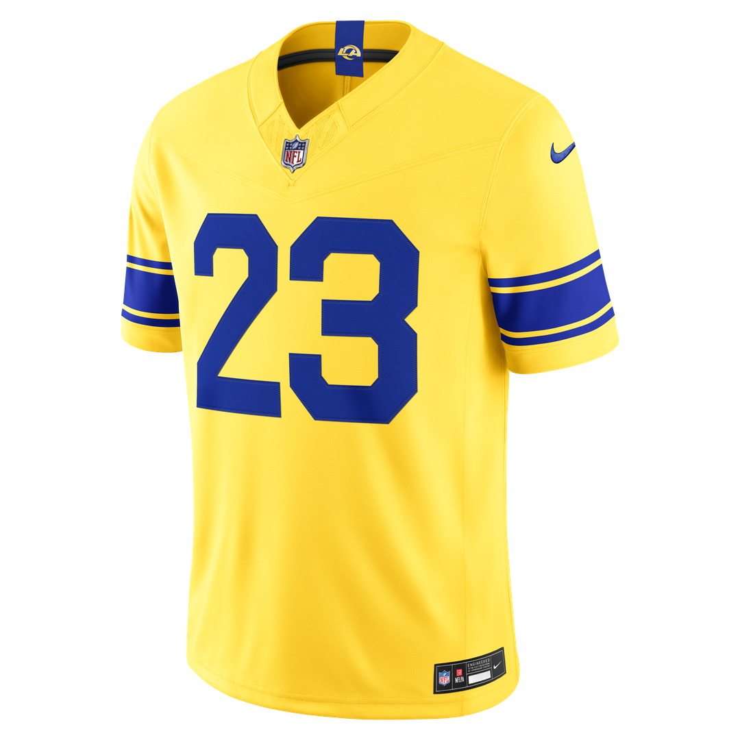 Los Angeles Rams Kyren Williams Nike Classic Sol Vapor F.U.S.E. Stitched Limited Jersey product image 2, provided for visual