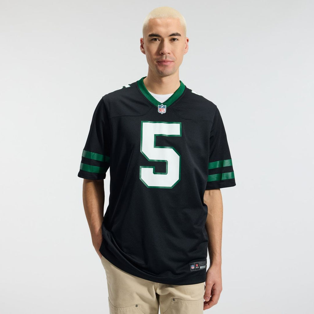 New York Jets Garrett Wilson Nike Legacy Green Game Jersey product image 35, provided for visual reference and product
