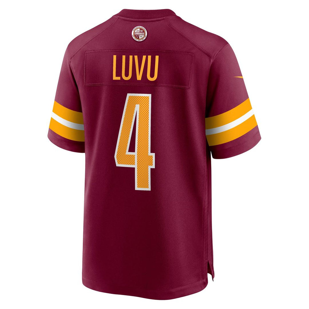 Washington Commanders Frankie Luvu Nike Burgundy Game Jersey product image 3, provided for visual reference and product