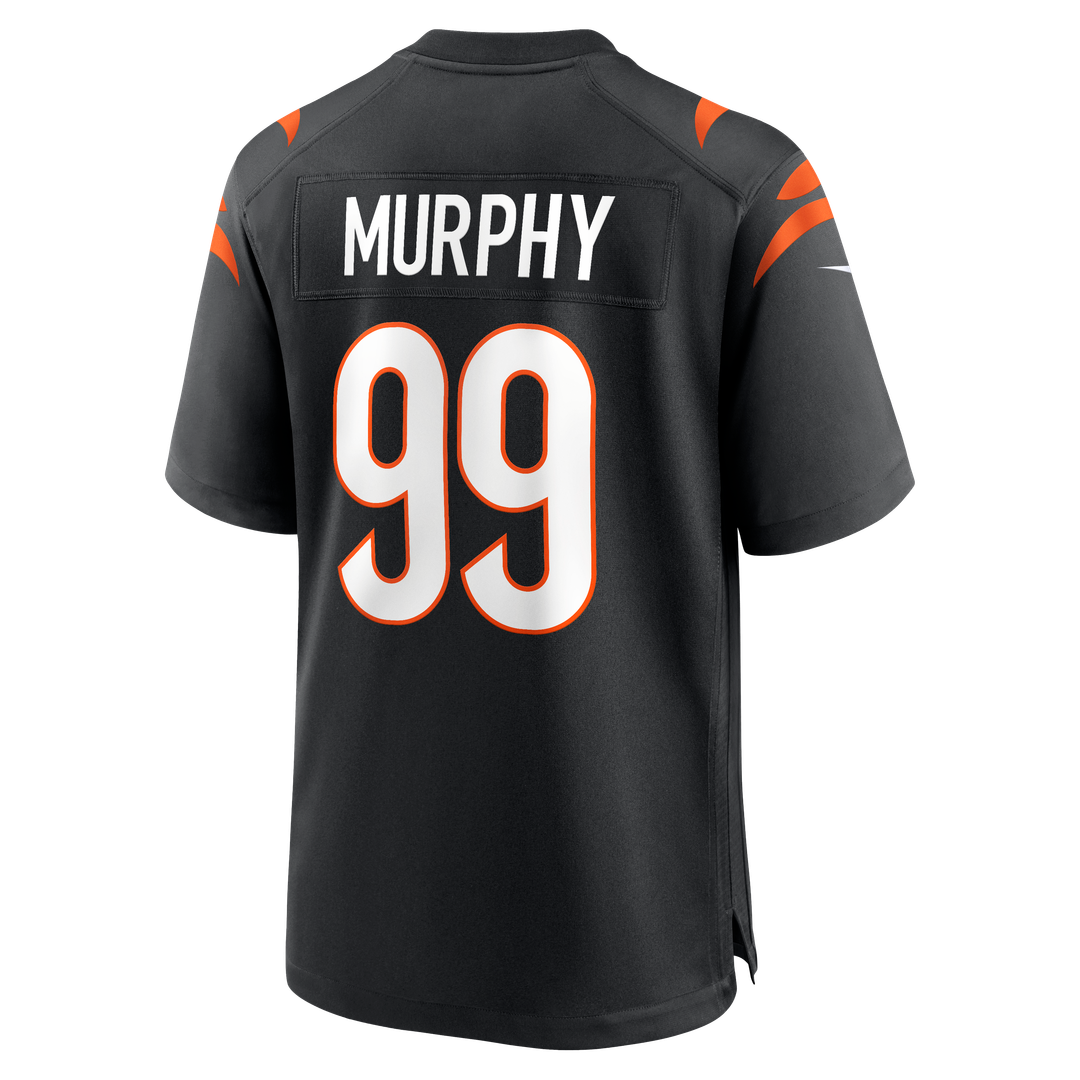 Cincinnati Bengals Myles Murphy Nike Black Game Jersey product image 3, provided for visual reference and product detail