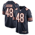 Chicago Bears D'Marco Jackson Nike Navy Team Game Jersey product image 1, provided for visual reference and product detail