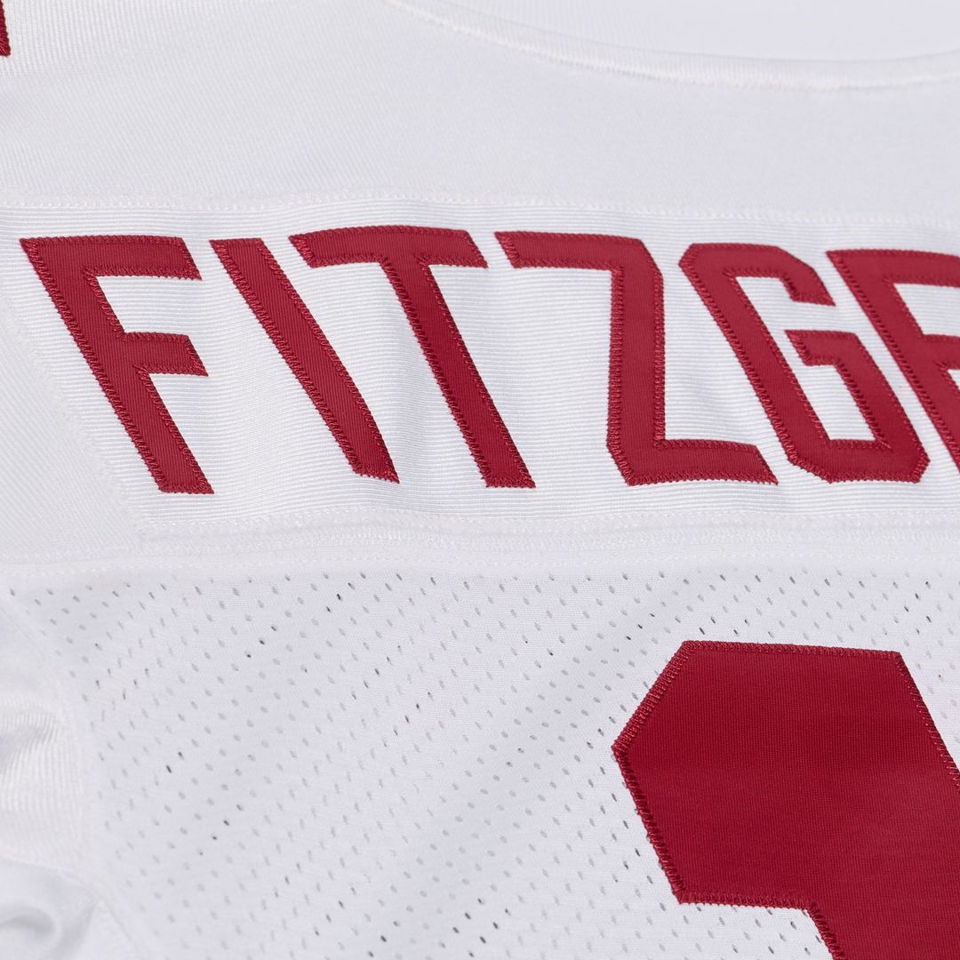 Arizona Cardinals Larry Fitzgerald Mitchell & Ness White Big & Tall 2004 Legacy Retired Player Jersey product image 9,