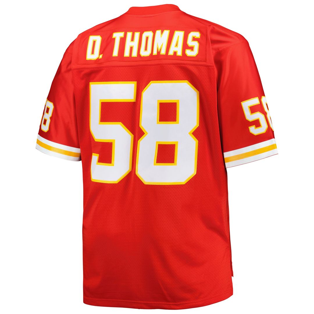 Kansas City Chiefs Derrick Thomas Mitchell & Ness Red Big & Tall 1994 Retired Player Replica Jersey product image 3,